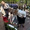 Память поколений: молодежь филиала почтила подвиг советского народа у стен сквера имени Маршала Жукова
