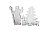 Декоративные элементы праздничного украшения из пенополистирола TY BY 100120034.001-2006, изготовленные методом контурной резки